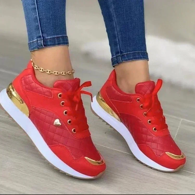 2023 Women's Mesh Sneakers Patchwork Lace Up Flat Shoes for Women Lightweight Female Shoes Classic Versatile Zapatillas De Mujer