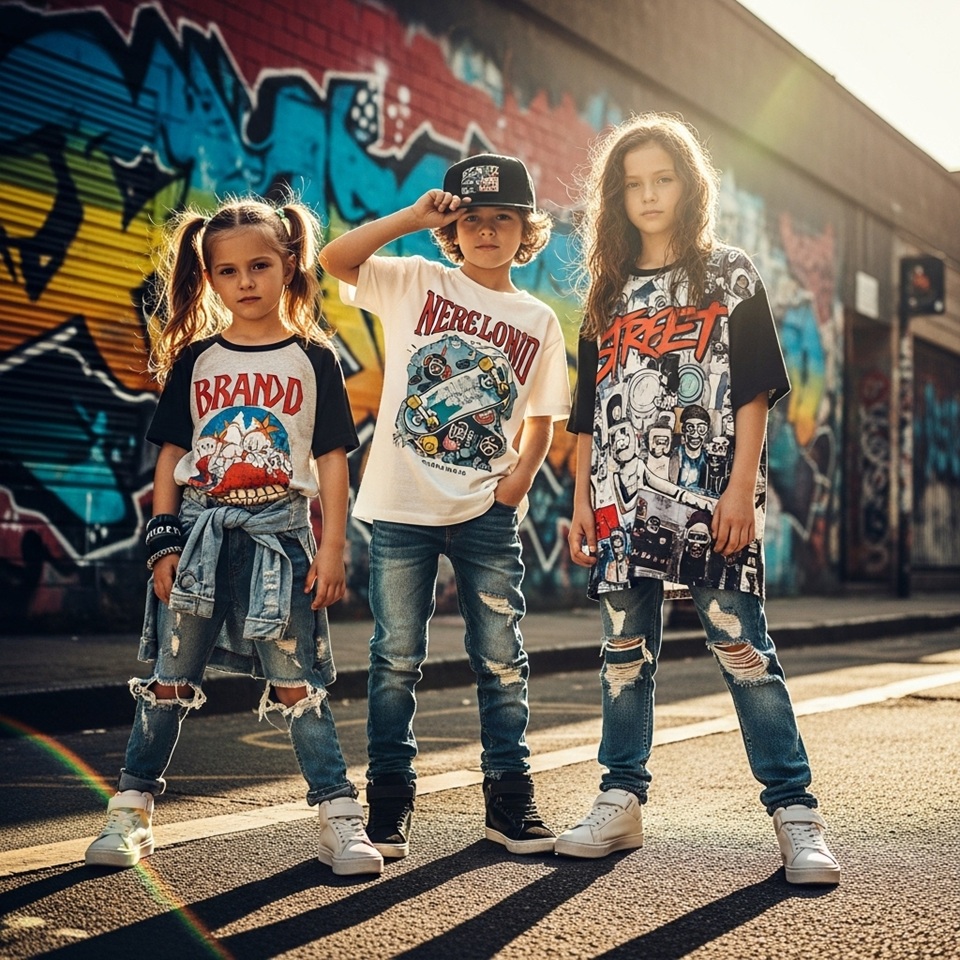 Distressed Jeans: The Edgy Staple in Kids Fashion