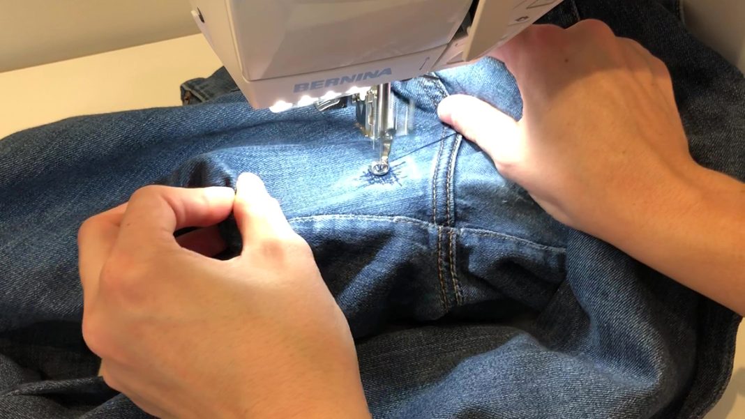 Can a tailor fix holes in jeans?
