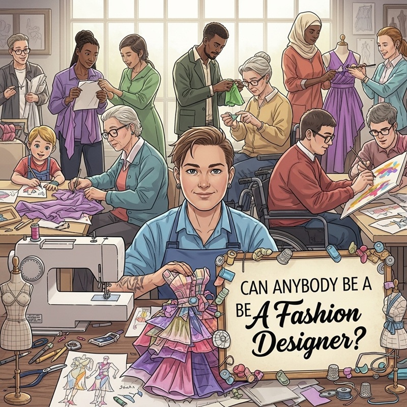 Can Anybody Be A Fashion Designer