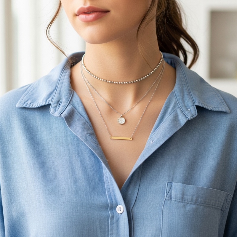 What Kind Of Necklace Goes With A Shirt