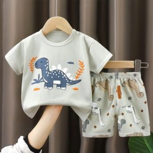 2PCS Childrens Summer Cotton Set