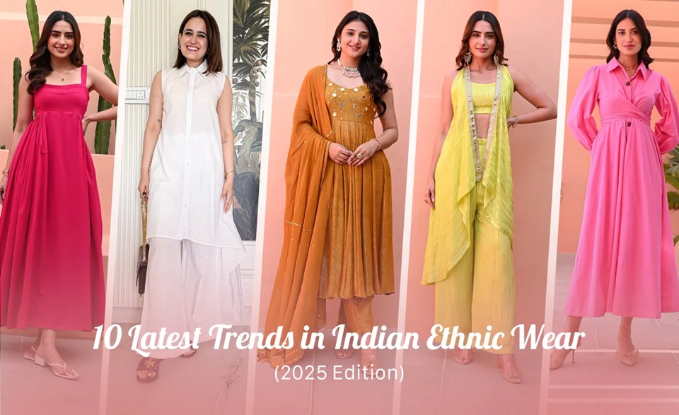 India Fashion Trends 2025: Sustainable Fabrics, Indo-Western Fusion & Bold Styles