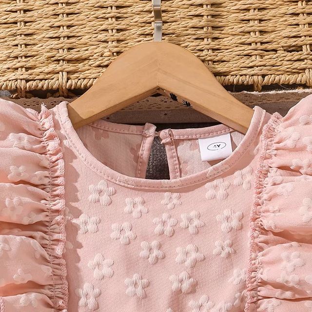 Kids Princess Dress for Girls – Floral Embroidered Party Dress with Bowknot (4–7 Years) - Image 4