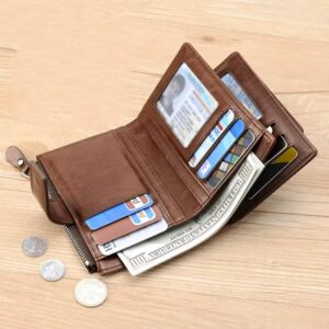 Leather Mens RFID Wallet