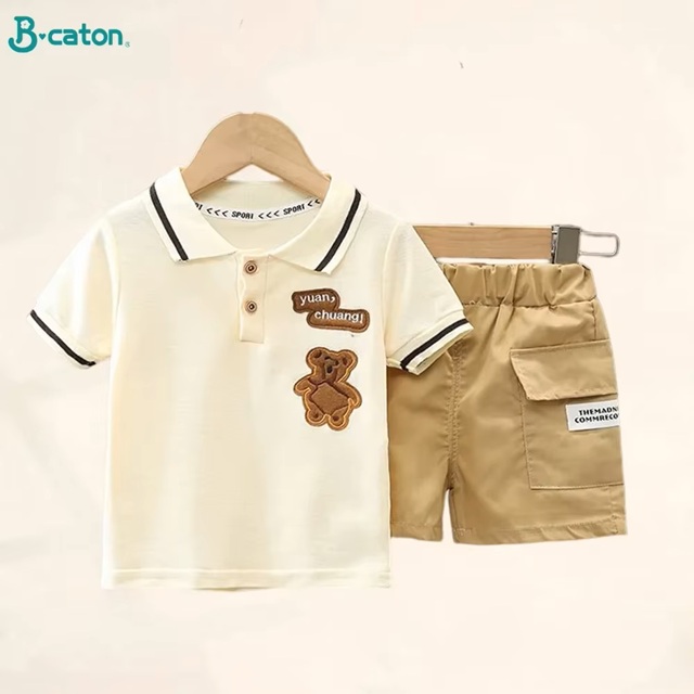 Stylish 2PCS Summer Cotton Outfit for Boys – 52% Off - Image 2