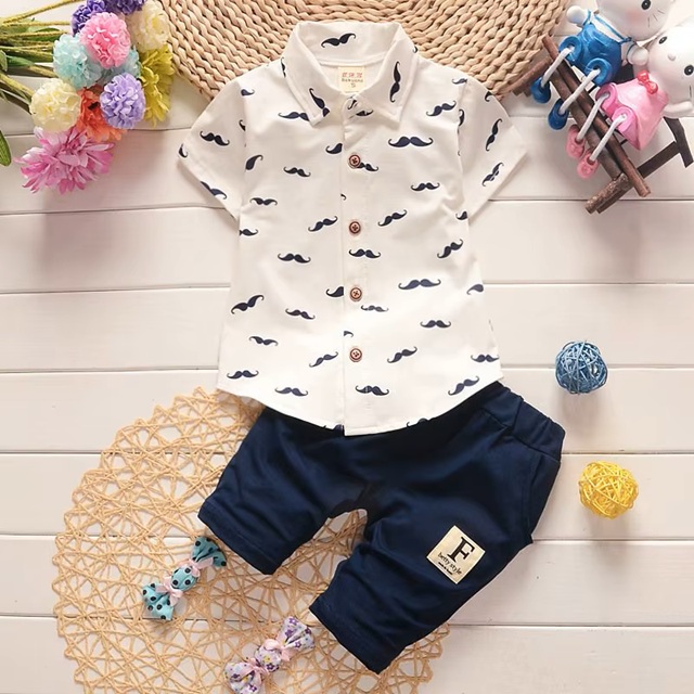 Summer New Cute Boy Suit – Printed Shirt & Shorts Set | 92% Off on AliExpress - Image 4