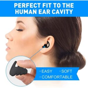 HUAK 3-Layer Silicone Ear Plugs