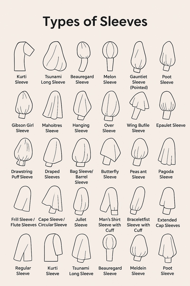 How to Sew Different Types of Sleeves