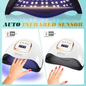 Powerful 380W UV LED Nail Lamp
