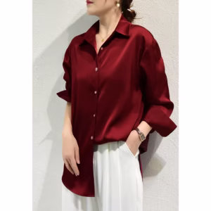 Satin Finish Womens Blouse