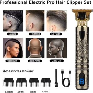 T9 LCD Electric Hair Clipper